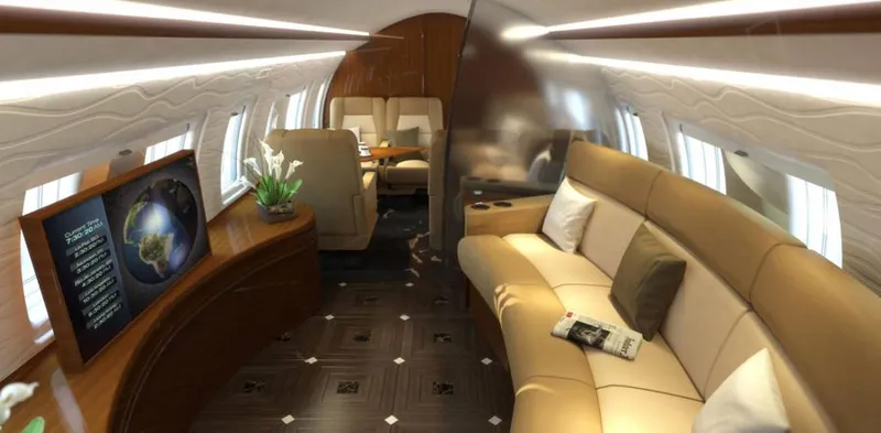 Nextant faz primeiro voo do Challenger 604 com cockpit Pro Line
